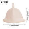 Zghhc 2-Pack Felt Sauna Hats for Men and Women view 3