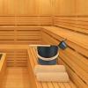 Sauna Bucket and Ladle Set with Aromatherapy Oil Cup view 3