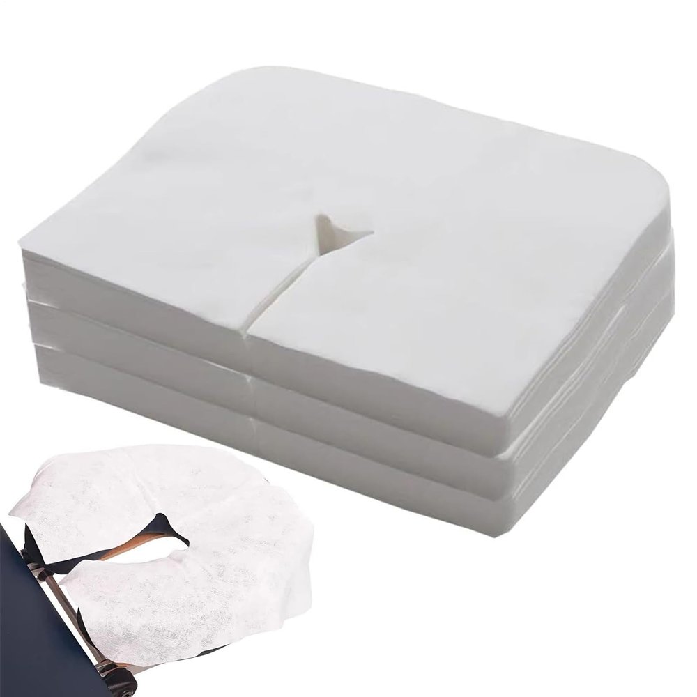 Soft Facial Rest Covers for Massage Tables, 100 Count