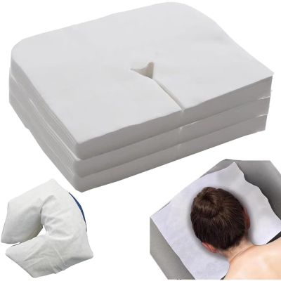 Face Cradle Covers for Massage Tables, 100-Count, Soft Nonwoven