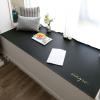 Window Sill Mat, Bay Window Protective Pad, Washable PVC Leather, Black, 150 x 70 cm (4.9 x 2.3 ft) view 1