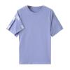 Generic Unisex Shorts with Shoulder Pads and Sleeves for Women with Hook-and-Loop Fasteners for Recovery from Tears and Chemotherapy, Blue, L view 2