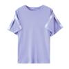 Generic Unisex Shorts with Shoulder Pads and Sleeves for Women with Hook-and-Loop Fasteners for Recovery from Tears and Chemotherapy, Blue, L view 3
