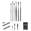 Stainless Steel Earwax Cleaner, 2-Piece Set, Silicone Spiral Design view 4