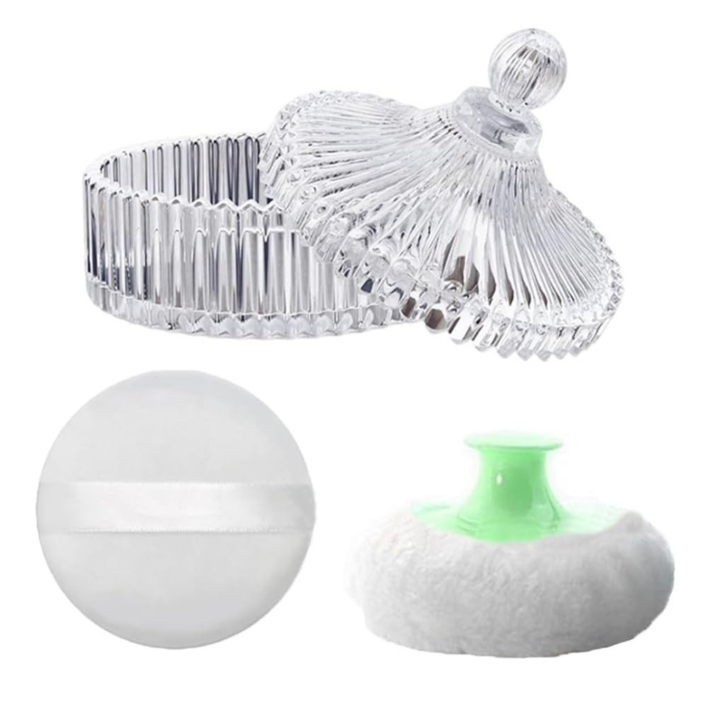 Huudngeje Body Powder Puff and Container Set
