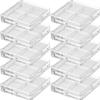 DEARMAMY 10-Pack Empty Eyeshadow Organizer, PS, Lightweight Makeup Storage for Travel and Everyday Use view 1