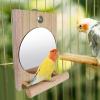 Bird Cage Perch with Mirror and Stand view 3