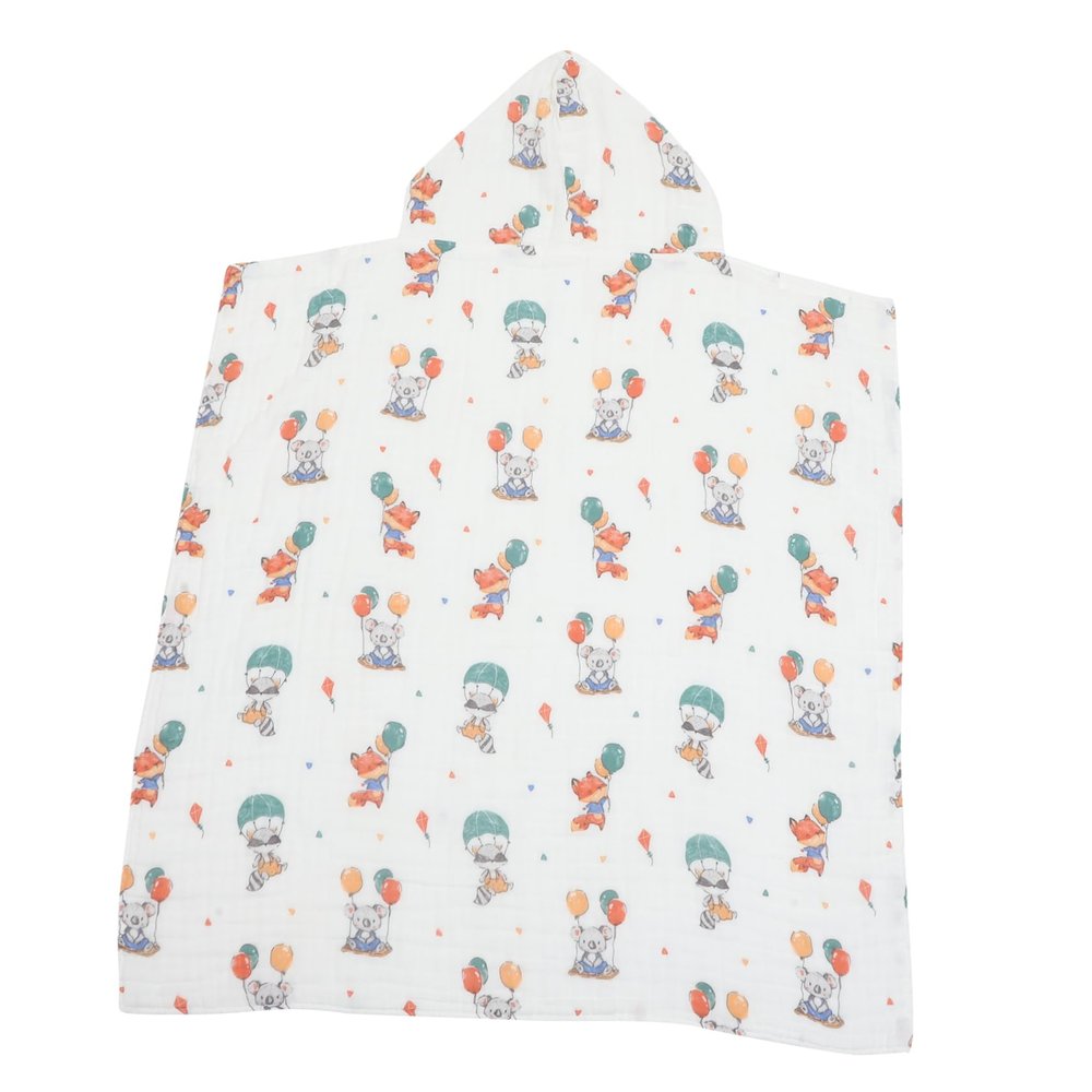 Vaguelly Cotton Hooded Bath Towel, Breathable and Quick-Drying, for Boys, Girls and Toddlers