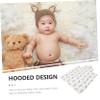 Vaguelly Cotton Hooded Bath Towel, Breathable and Quick-Drying, for Boys, Girls and Toddlers view 2