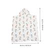 Vaguelly Cotton Hooded Bath Towel, Breathable and Quick-Drying, for Boys, Girls and Toddlers view 3