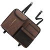 MasYosh Car Backrest Storage Bag, PU Leather Hanging Organizer with Tissue Holder Hook, Brown view 3