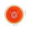 SOIMISS Ceramic Water Bowl Orange for Small Animals view 2