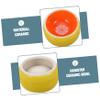 SOIMISS Ceramic Water Bowl Orange for Small Animals view 3
