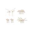 Homoyoyo 6-Piece Pearl Hair Comb Set for Brides view 1