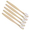 Homoyoyo 5-Piece Travel Toothbrush Set with Round Head and Soft Wavy Bristles view 1