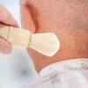 Beige Plastic Shaving Brush for Men view 3