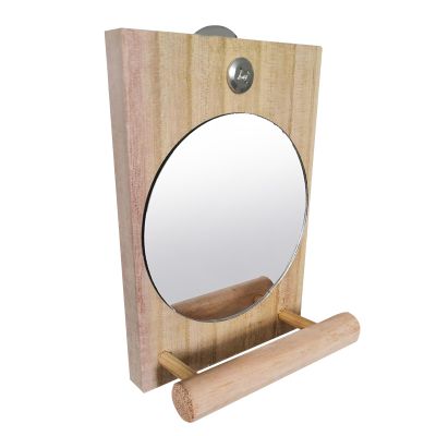 Bird Mirror with Climbing Branch