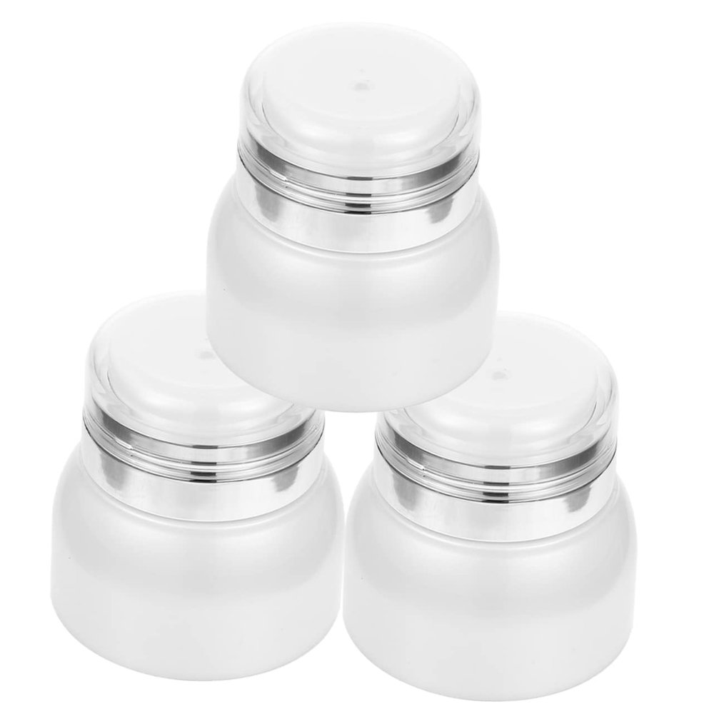 3-Piece 30 g White Plastic Airless Pump Bottles