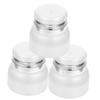 3-Piece 30 g White Plastic Airless Pump Bottles view 1