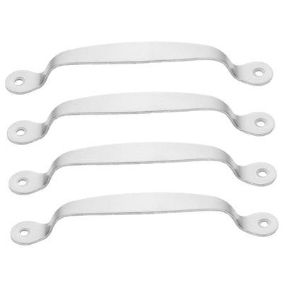 4 Stainless Steel Cabinet Handles, Silver