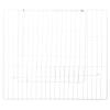 DIY Cat Cage Playpen Door, Iron Wire Mesh, White view 1