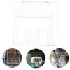 DIY Cat Cage Playpen Door, Iron Wire Mesh, White view 4