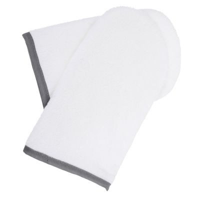 Paraffin Wax Gloves, 1 Pair, Terry Cloth, for Hands