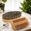 Beard Brush and Comb for Men, Styling and Grooming view 3