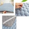 LDLCYCN Blue, 90 x 200 cm, 3.5 cm Thick Foldable Foam Massage Table Mattress Topper, Lash Bed and Beauty Salon Pad view 3