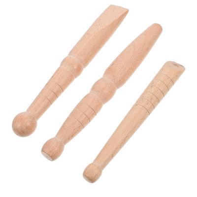 VICASKY 3-Piece Wooden Acupressure Sticks