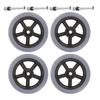 PERSELOSO 4-Piece Wheelchair Front Wheel Replacement Set view 1