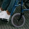 PERSELOSO 4-Piece Wheelchair Front Wheel Replacement Set view 4