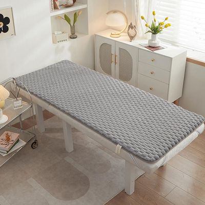 Gray 80 x 190 cm, 3.5 cm Foldable Massage Table Mattress Topper