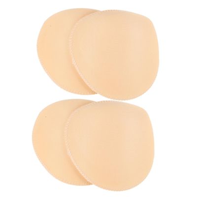 Self-Adhesive Foam Shoulder Pads, 1.0 cm, 2 Pairs, Beige