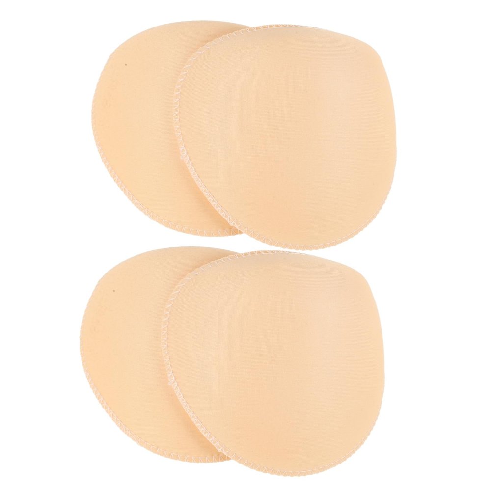 Self-Adhesive Foam Shoulder Pads, 1.0 cm, 2 Pairs, Beige