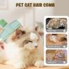 Short Dog Flea Comb, Gentle Ergonomic Grooming Brush and Tick Remover view 2