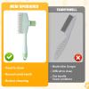 Short Dog Flea Comb, Gentle Ergonomic Grooming Brush and Tick Remover view 4