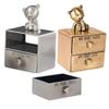 HANABASS Keepsake Boxes, 2-Piece Set, Metal Baby Tooth Boxes with Jewelry Compartments view 1
