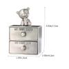 HANABASS Keepsake Boxes, 2-Piece Set, Metal Baby Tooth Boxes with Jewelry Compartments view 2