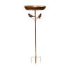 Rust-Resistant Bird Bath, 81 cm High, Decorative Metal Design view 1