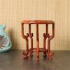 Huangj-0527 Round Carved Bonsai Table and Display Stand view 4
