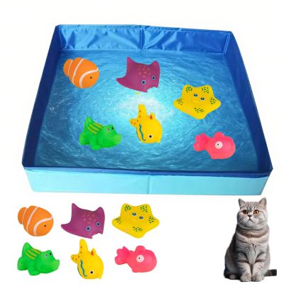 Dog Pool, 50 * 10cm Foldable Pool for Dogs