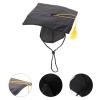 Toddmomy Graduation Dog Hat with Yellow Tassels view 4