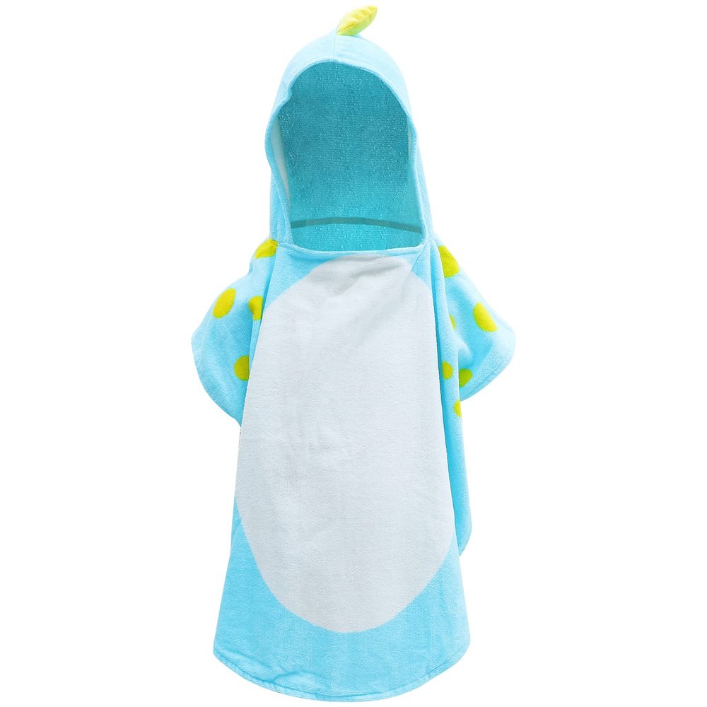 Gogogmee Dinosaur Hooded Bath Towel for Children, Cotton