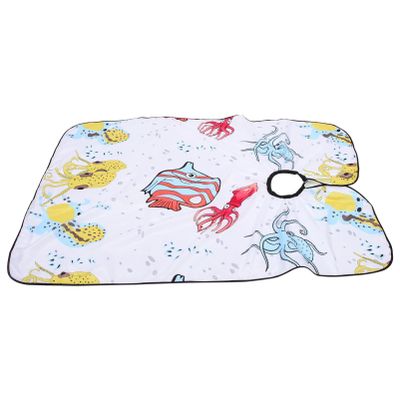 Kids' Haircut Cape, Pongee, Lightweight and Reusable