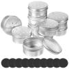 GANAZONO 10-Piece Aluminum Scent Tins for Dogs, 2.7 in, with Magnetic Stickers view 1