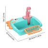 Bird Shower and Bath with Feeding Bowl and Faucet, 11.61 x 9.25 x 7.48 in view 2
