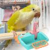 Bird Shower and Bath with Feeding Bowl and Faucet, 11.61 x 9.25 x 7.48 in view 4