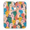 Colorful Cartoon Fist Salon Cape with Adjustable Snap Closure, 165 x 140 cm view 1