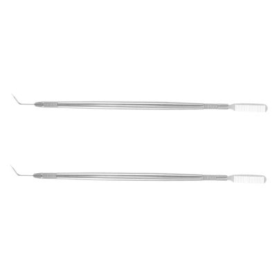 Gogogmee 2-Piece Eyelash Extension Tool Set with Stainless Steel Separation Comb